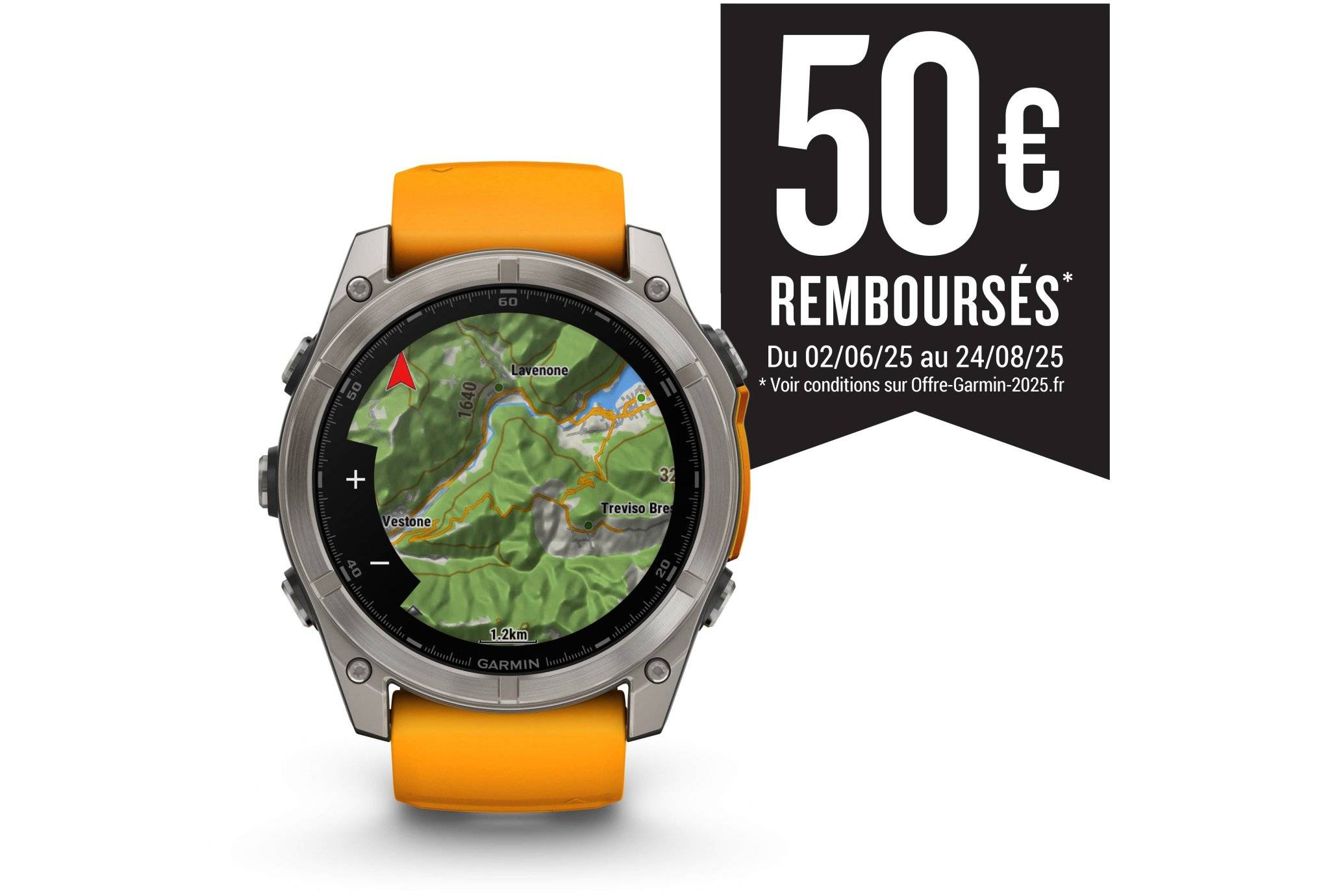 Garmin Fenix 8 AMOLED Sapphire Titane 51mm