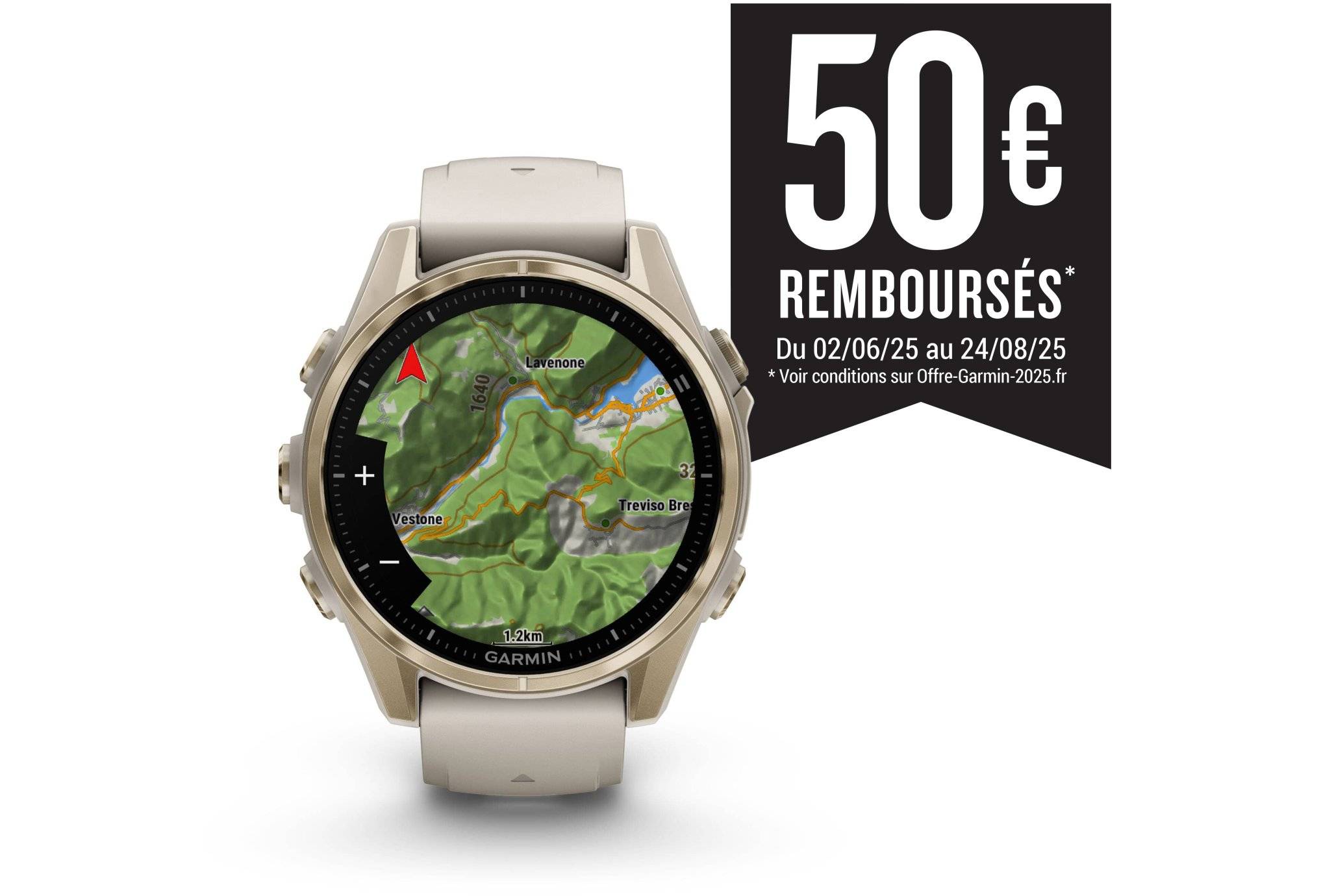 Garmin Fenix 8 AMOLED Sapphire Titane 43mm