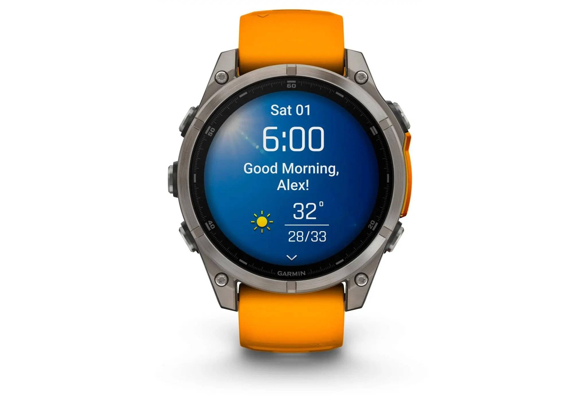 Garmin Fenix 8 AMOLED Sapphire Titane 47mm