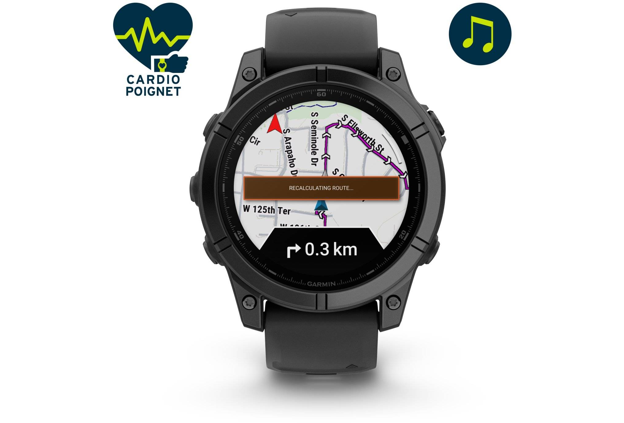 Smartwatch Montre ConnectÃ©e Cartographie Garmin Tactix