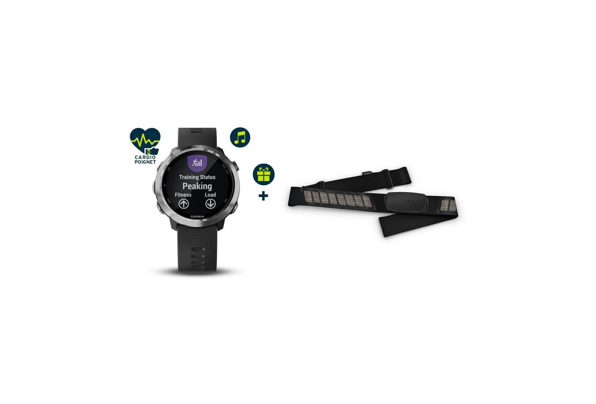 Garmin Forerunner 645 Music et HRM-Dual offert 106865 /010-01863