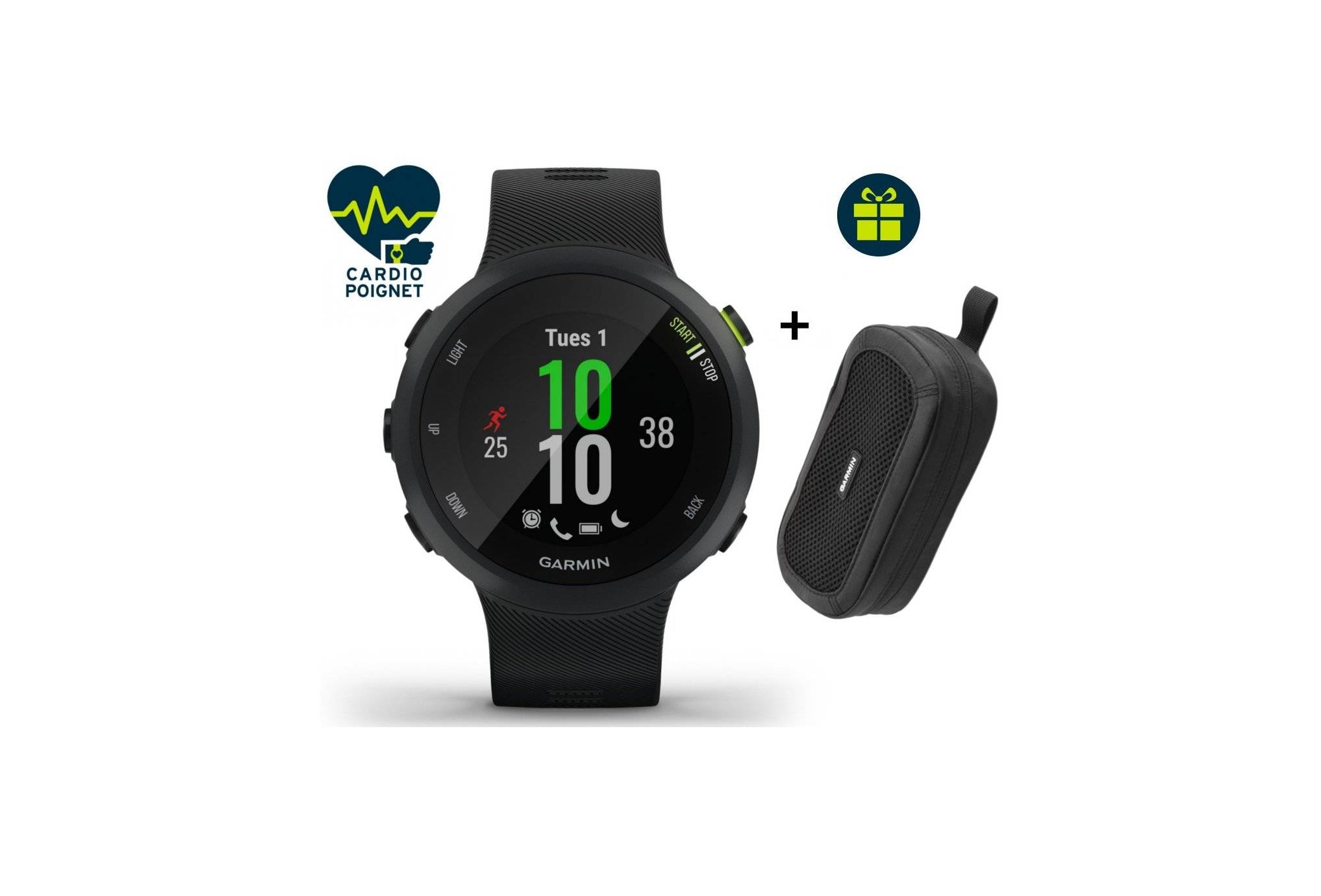 Garmin Pack Forerunner 45 + Housse de rangement Forerunner 
