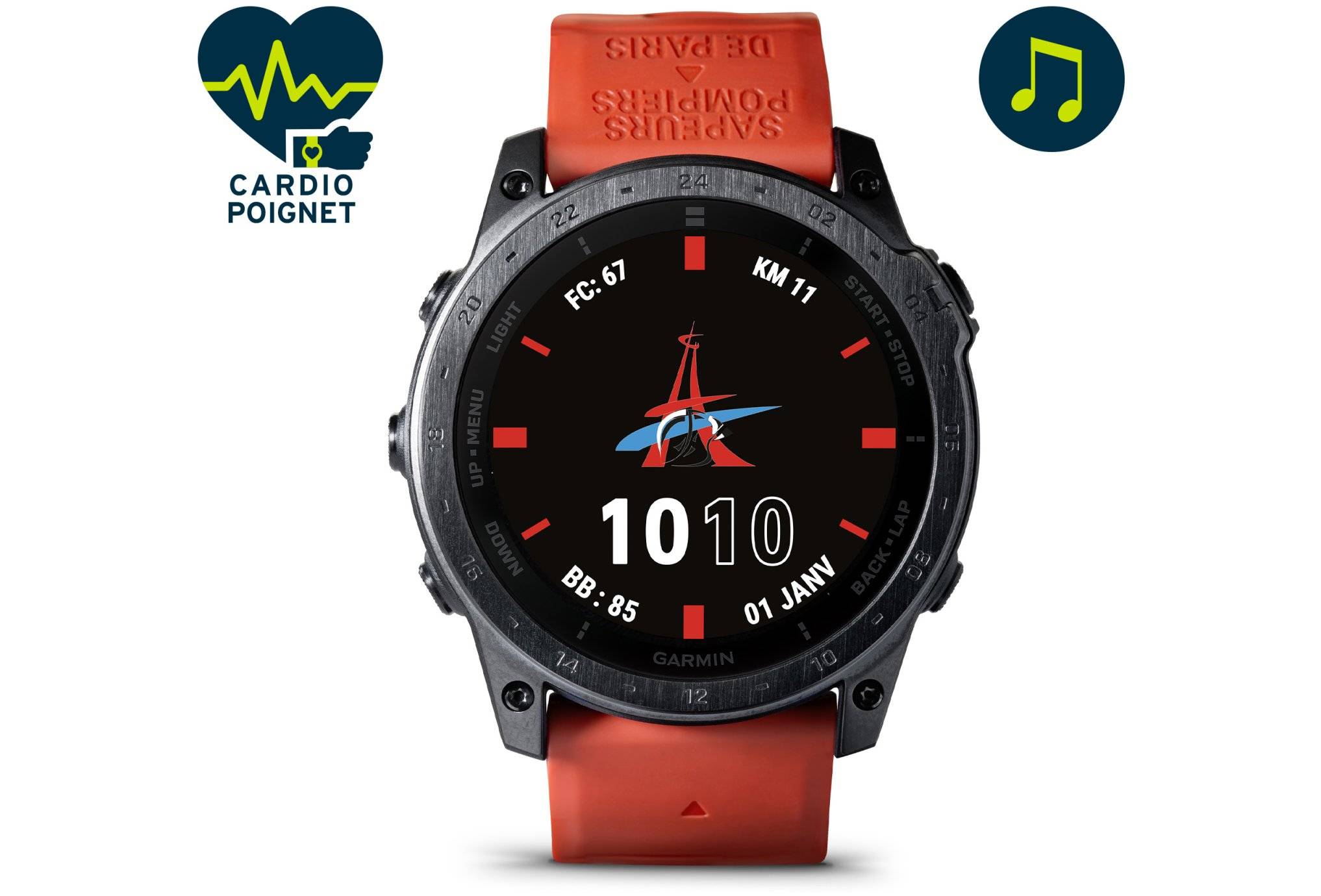 Garmin Tactix 7 AMOLED Brigade de sapeurs-pompiers de Paris