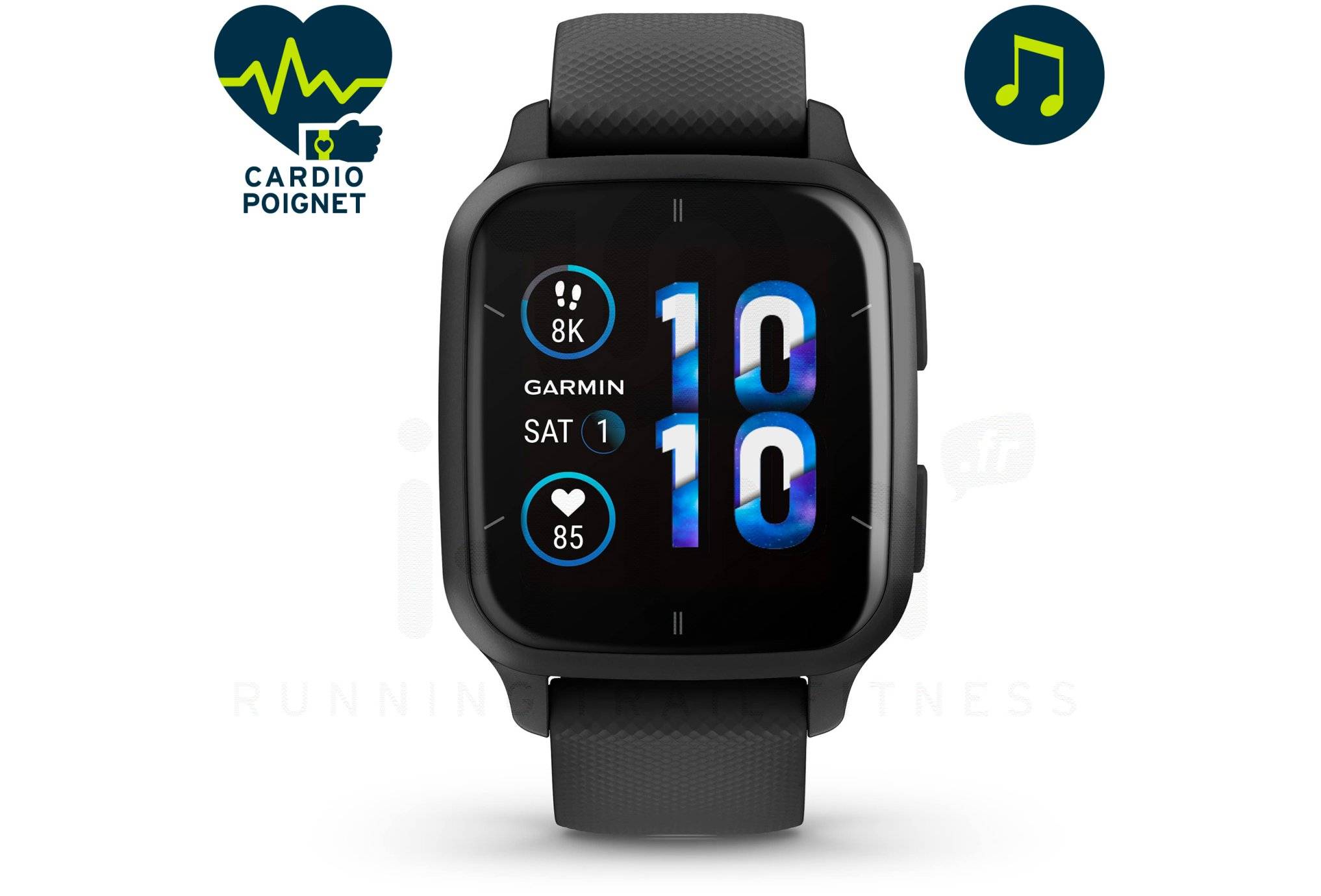 2x Coque De Protection Cadre écran Pour Garmin Venu Sq 2 / Music – Kwmobile