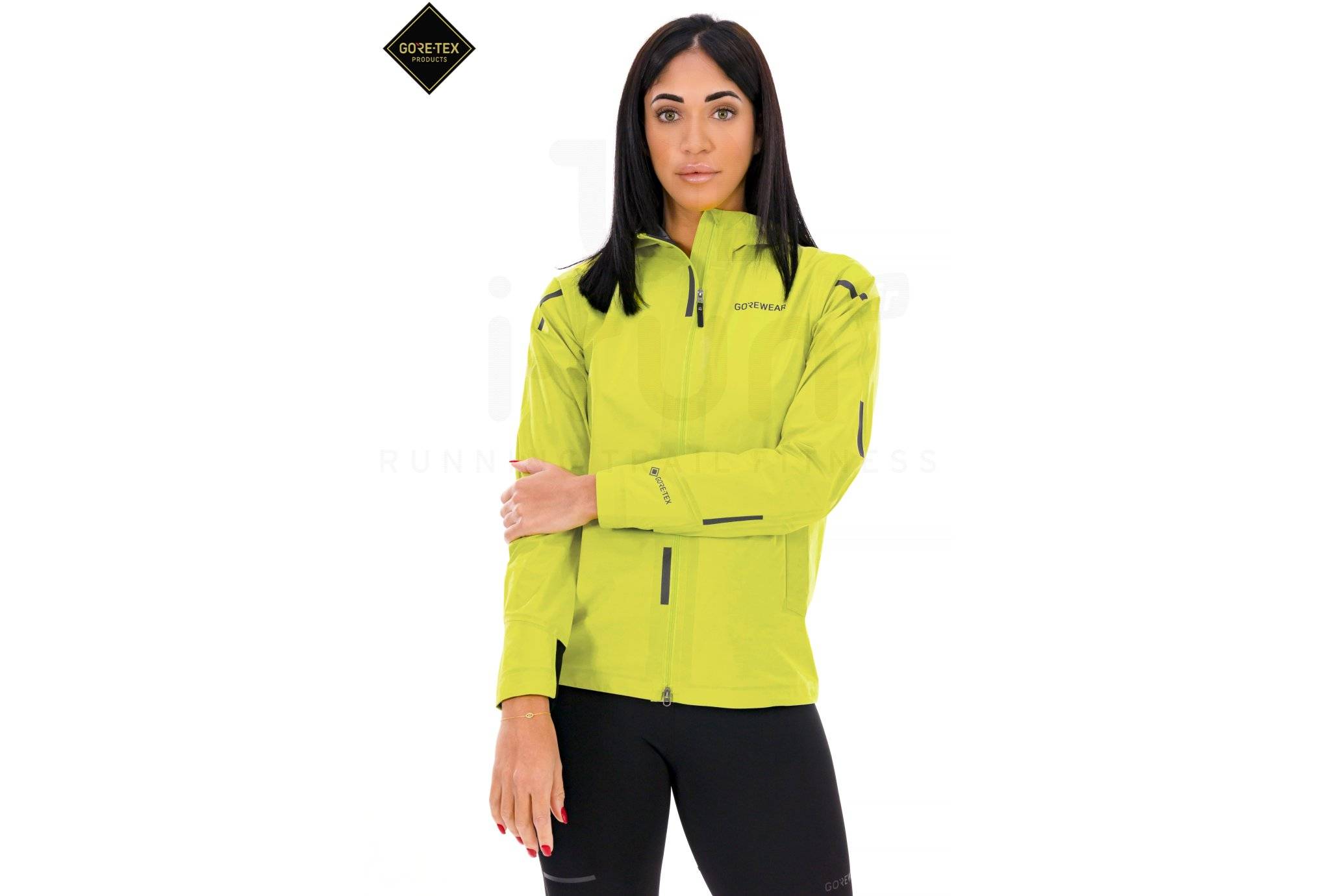 Gore Veste Femmes Petit Course Vêtement Coupe-Vent à