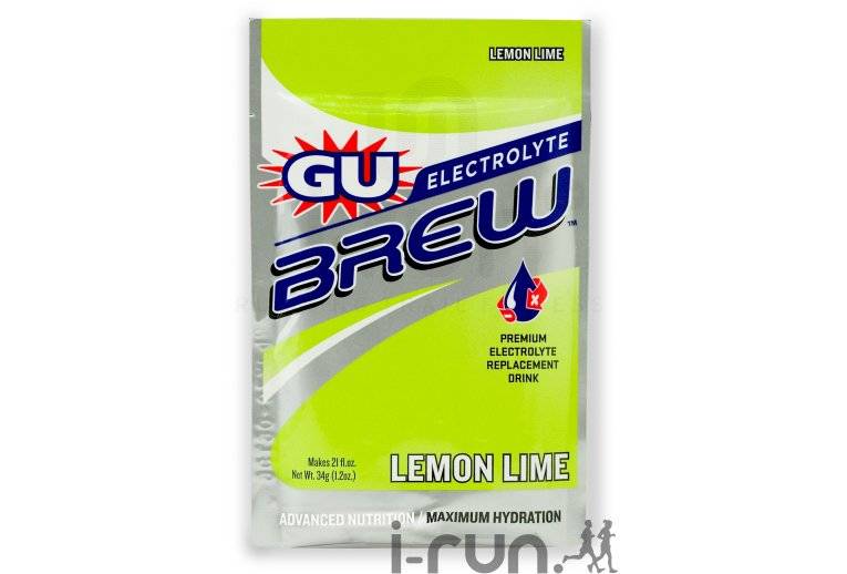 GU Boisson Electrolyte Brew citron vert 