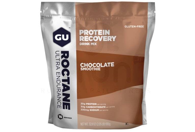 GU Boisson Roctane Protein Recovery Drink Mix - Smoothie Chocolat 