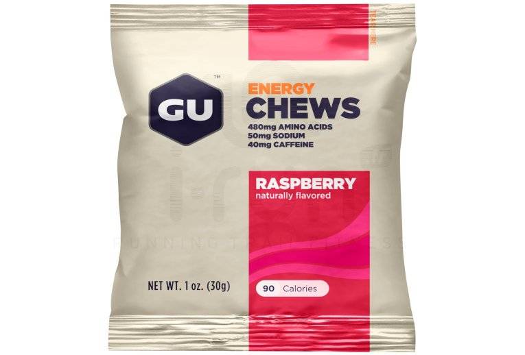 GU Gomme  mcher Chews - Framboise 