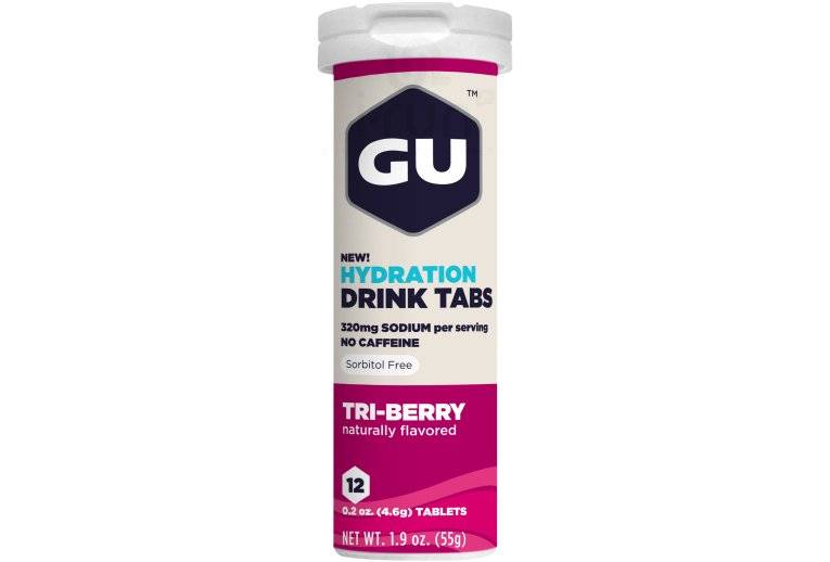 GU Tablettes Hydratation Drink - Fruits des bois 