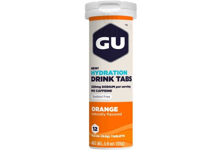 GU Tablettes Hydratation Drink - Orange 