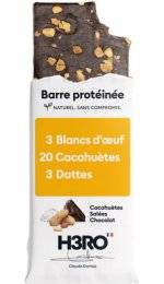 H3RO Barre prot�in�e Chocolat Cacahu�tes
