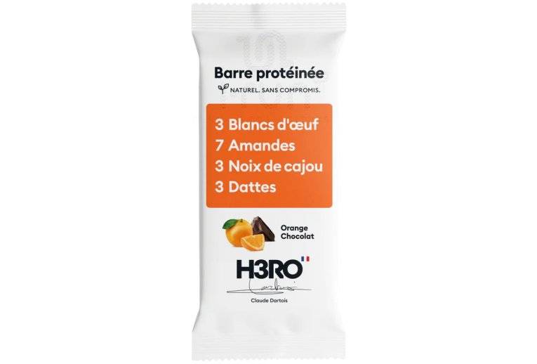 H3RO Barre prot�in�e Chocolat Orange