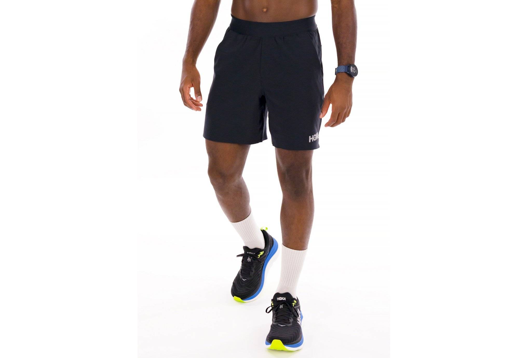 Hoka One One Active M Shorts cuissards homme pas cher 1135057-BLK