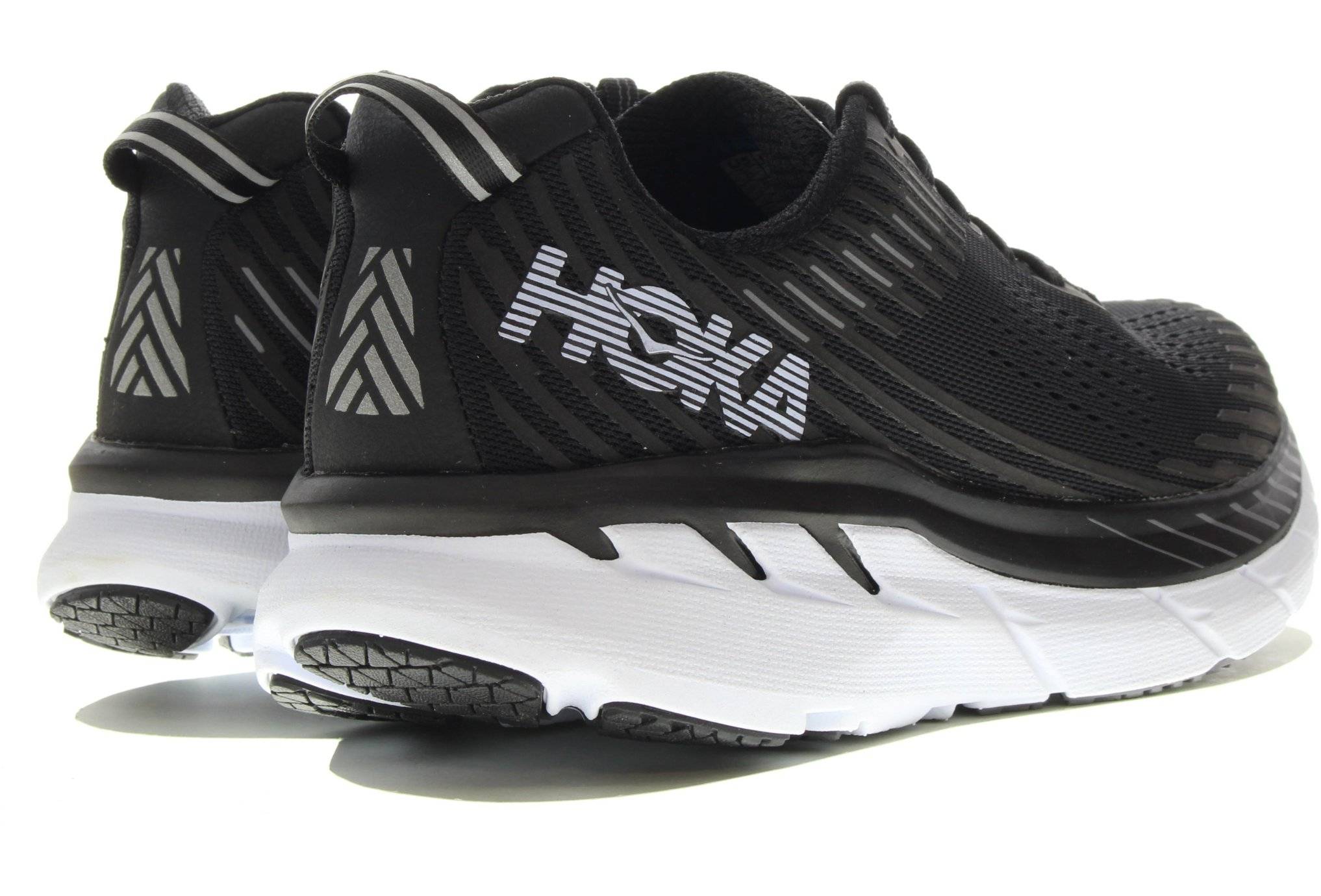 Hoka One One Clifton W femme pas cher 1093756-BWHT