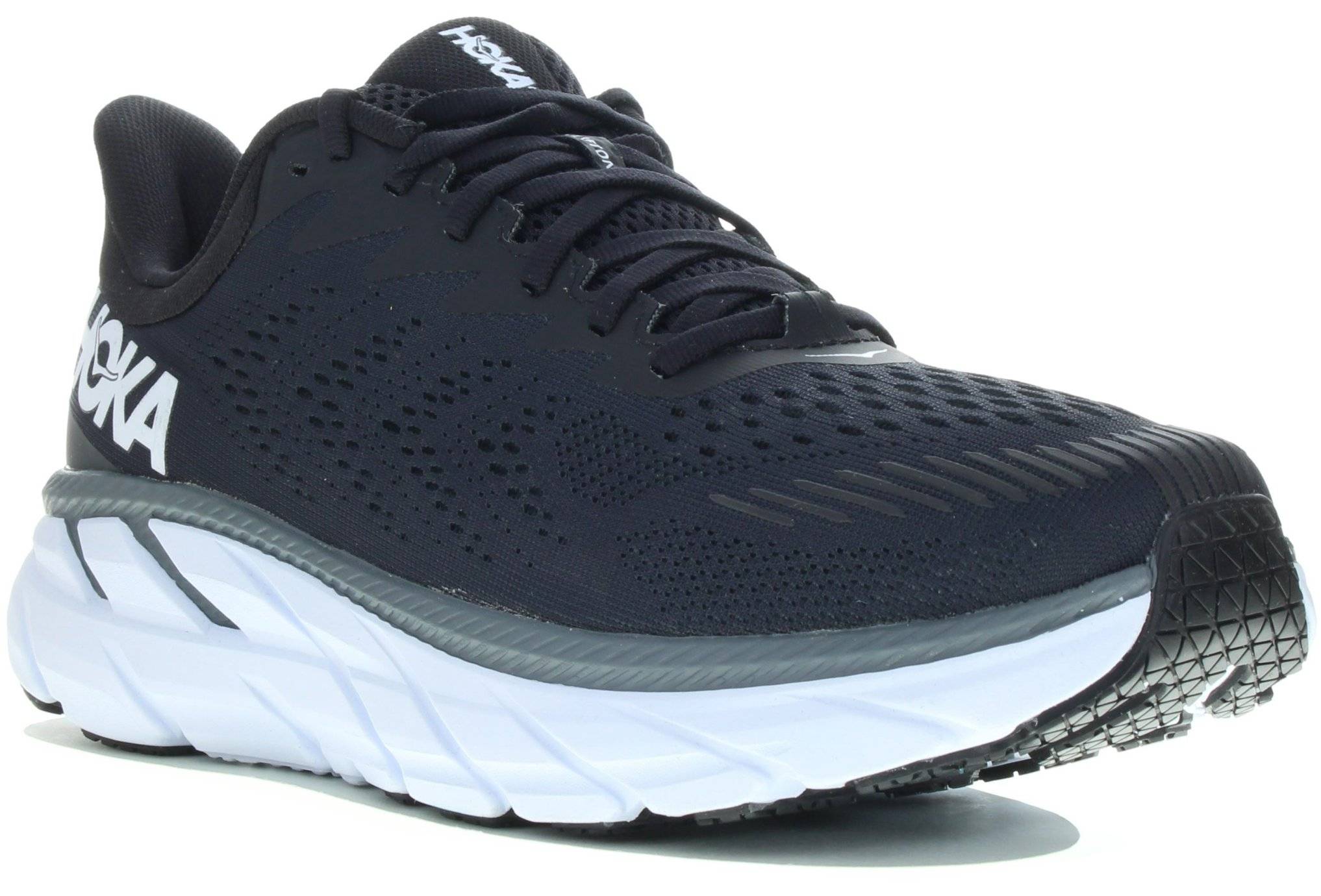 Hoka One One Clifton 7 M homme en déstockage - 1110508-BWHT