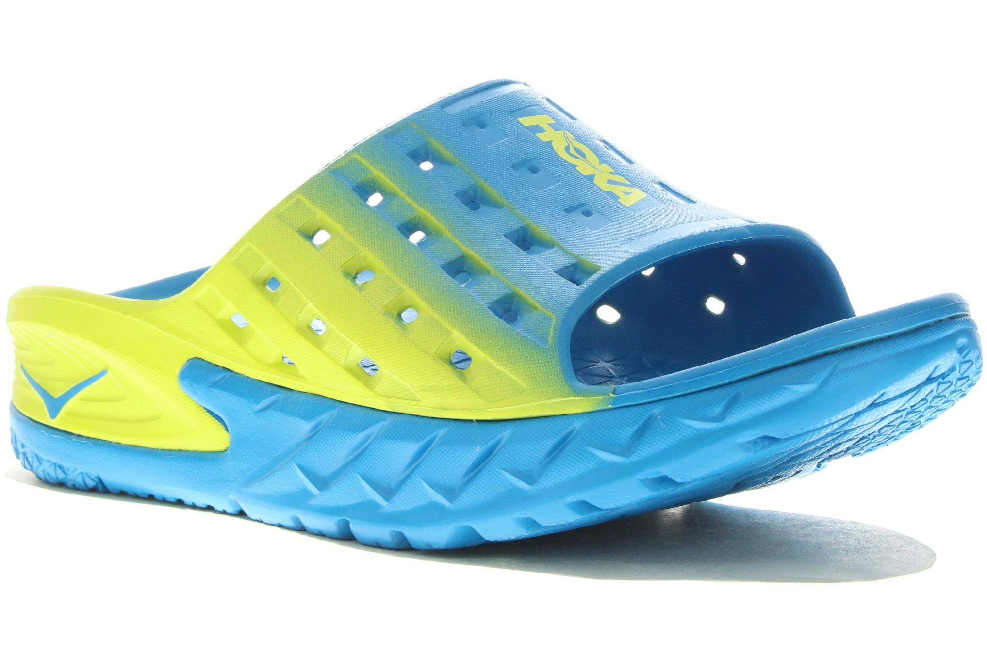 Hoka One One Ora Recovery Slide M homme pas cher 1014864 BLCT