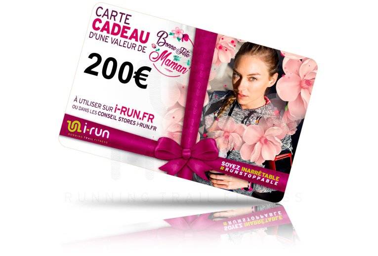 i-run.fr Carte Cadeau 200 F�te des M�res 