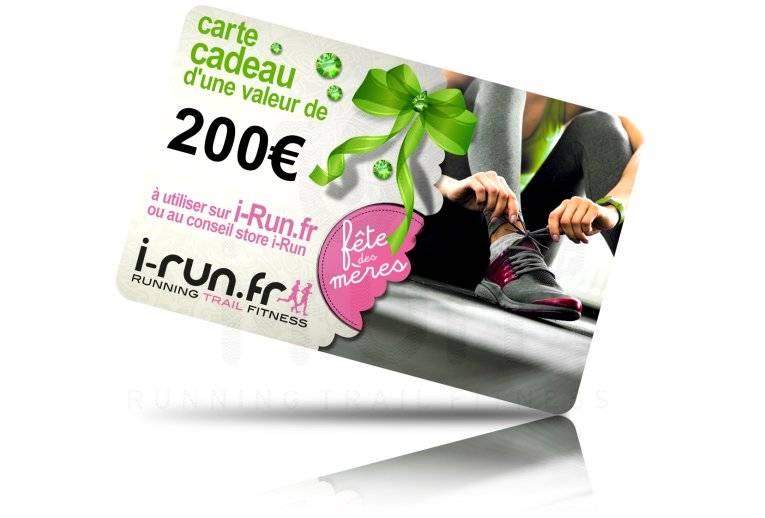 i-run.fr Carte Cadeau 200 Fte des Mres 