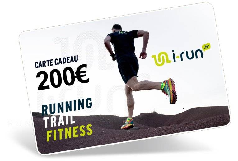 i-run.fr Carte Cadeau 200 M 