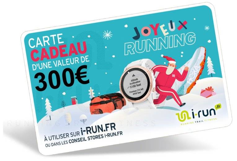i-run.fr Carte Cadeau 300 Sp�ciale No�l 
