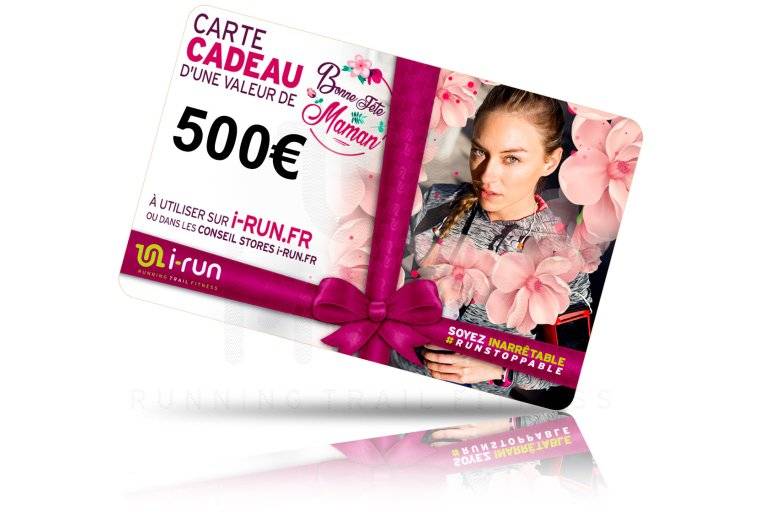 i-run.fr Carte Cadeau 500 Fte des Mres 