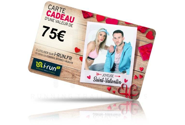i-run.fr Carte Cadeau 75 Saint Valentin 