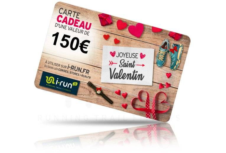 i-run.fr Carte Cadeau 150 Saint Valentin 