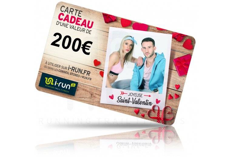 i-run.fr Carte Cadeau 200 Saint Valentin 
