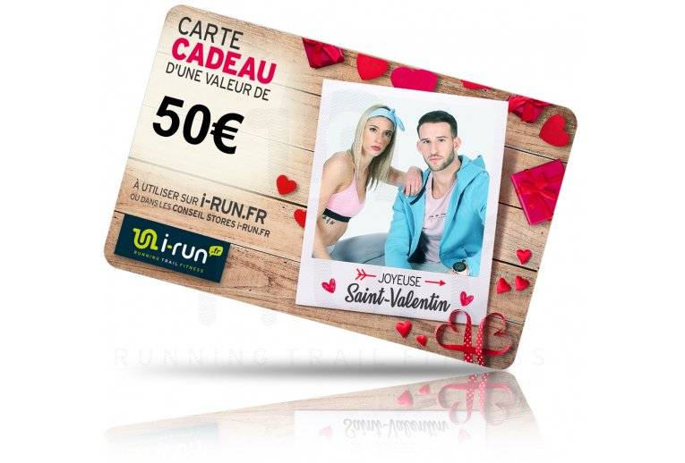 i-run.fr Carte Cadeau 50 Saint Valentin 