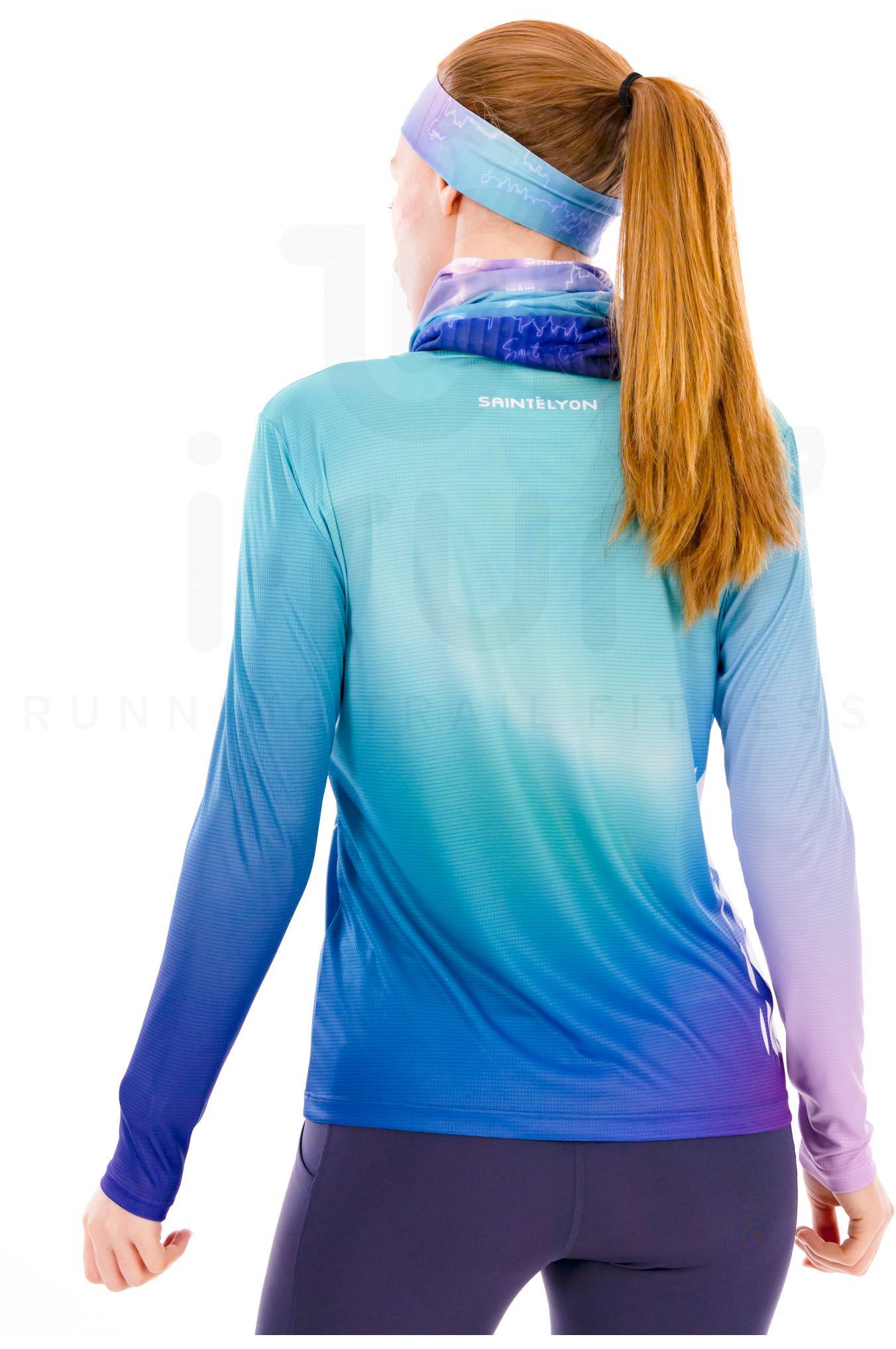 T-shirt Sport Femme Manches Longues 1/4 Zip - Matière Respirante Et Chaude - Pour Running, Fitness, Gym En Automne-hiver - Terecey