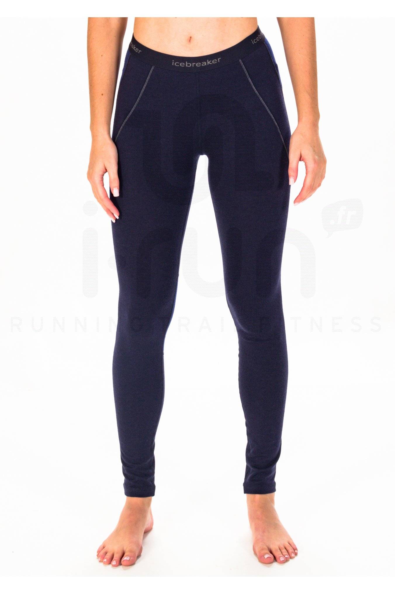 Legging Icebreaker Mérinos 260 Tech Femme – Bleu Marine – Taille S – Excellent état