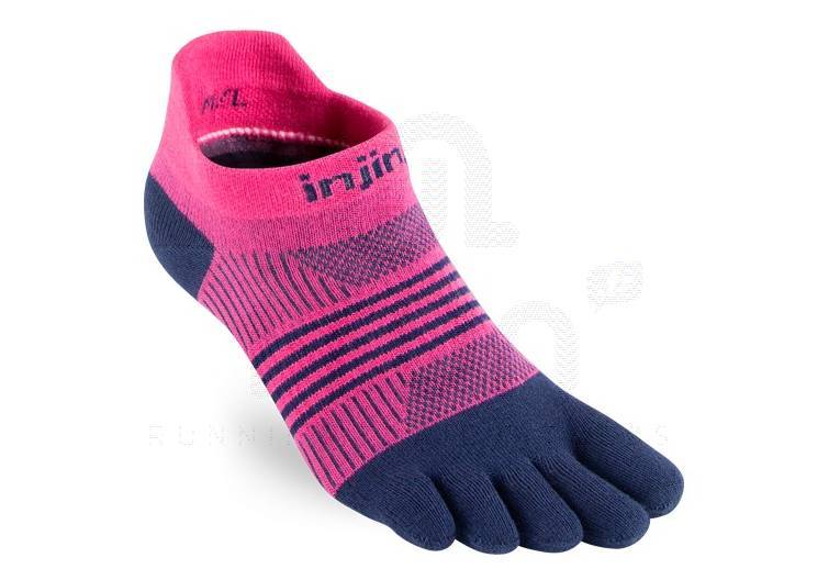 Chaussettes Invisibles (No-Show) Femme Injinji Run Lightweight - Taille M - Manches Courtes