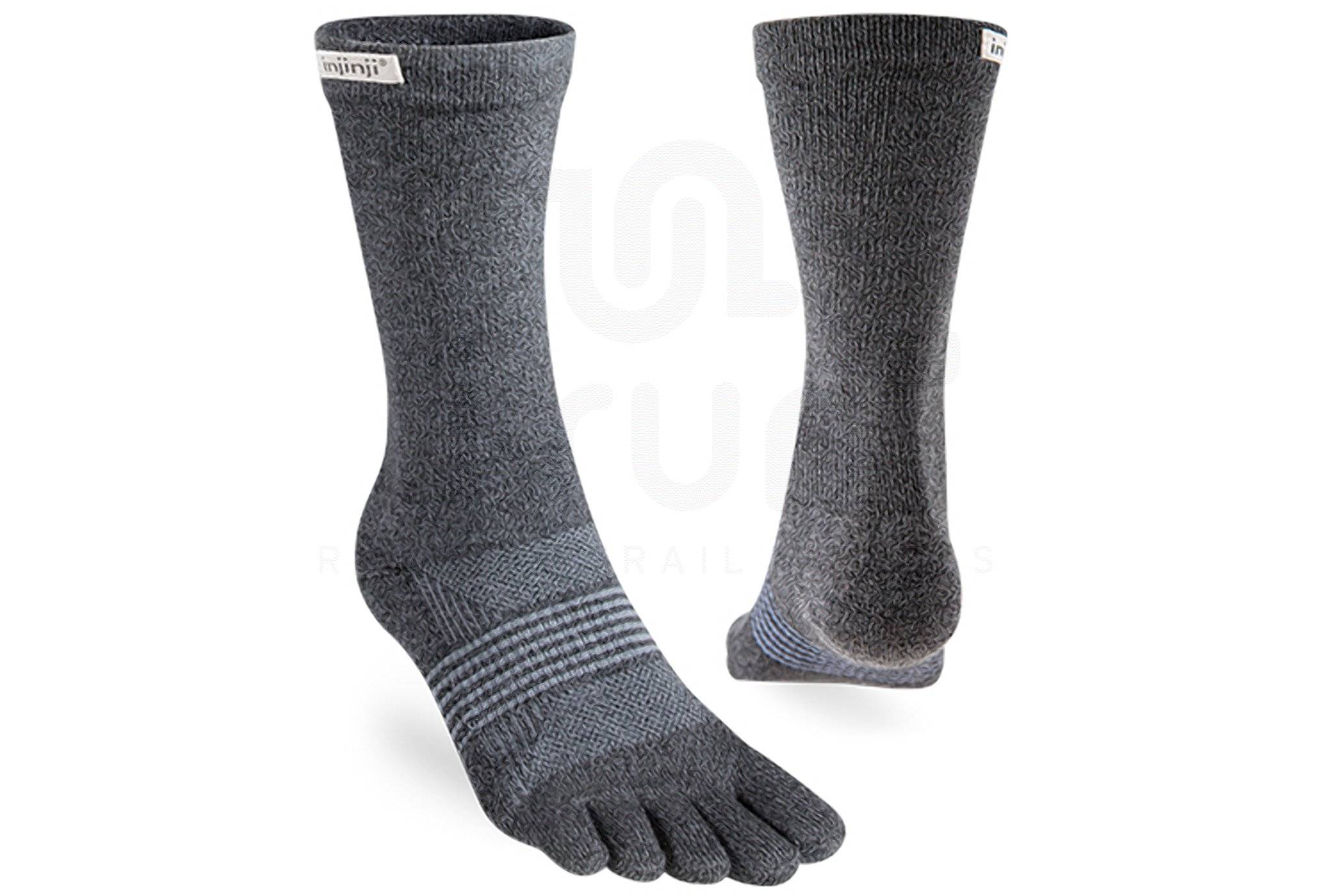 Injinji Chaussettes - Run Lightweight No-Show Coolmax® - noir 22