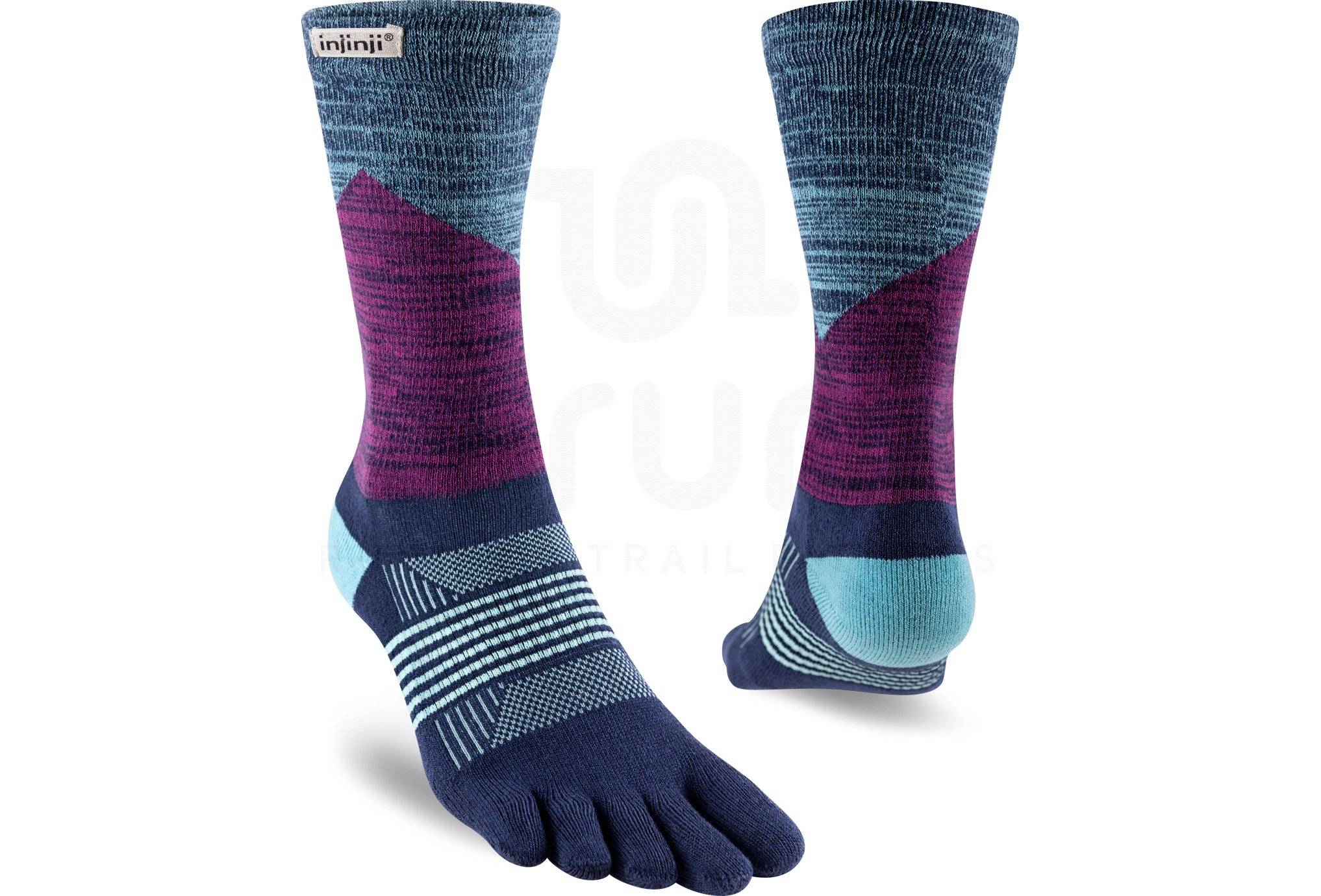3 Paires De Chaussettes Injinji Petites (pointure Femme 6-8.5) – Running, No Show, Rose