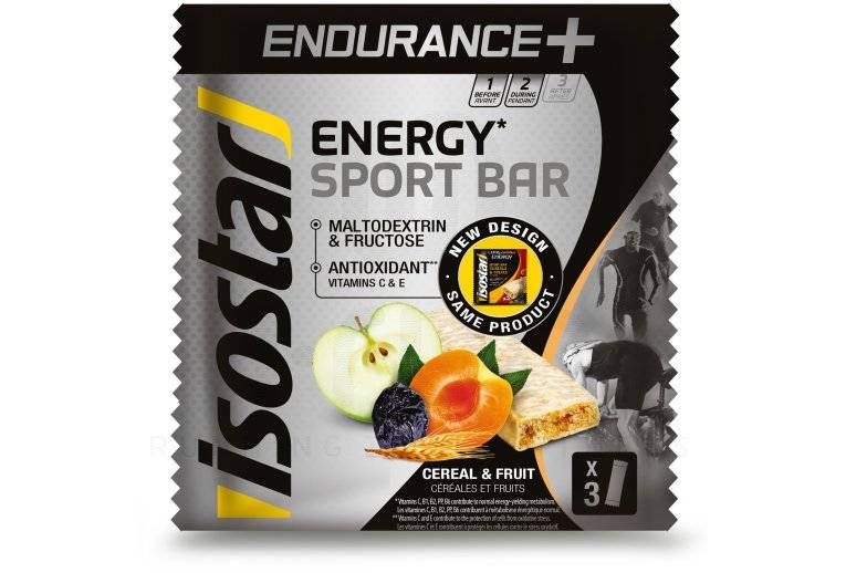Isostar Barres Endurance + Crales et Fruits 