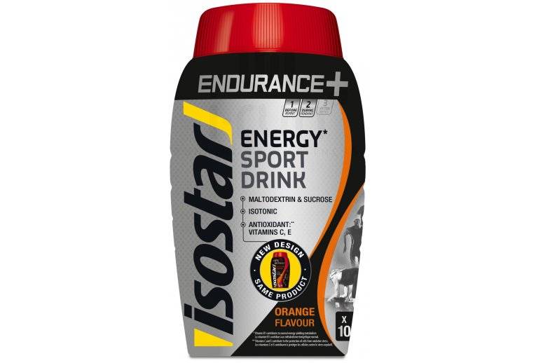 Isostar Endurance + Energy sport drink Orange Sanguine 