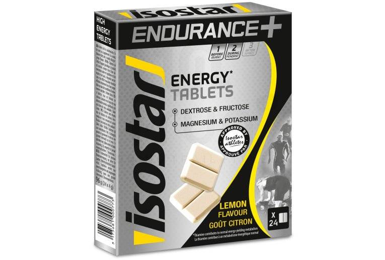 Isostar Endurance + Energy tablettes Citron 