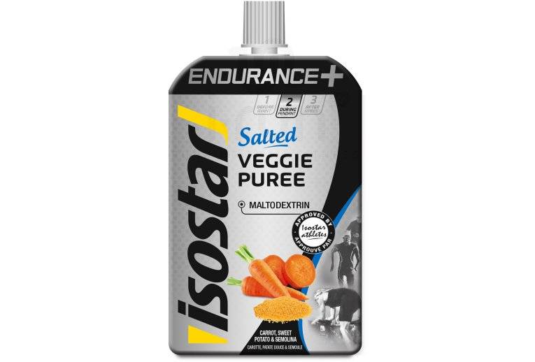 Isostar Gourde Veggie Pur�e Endurance+ - Carottes Patate douce Semoule 