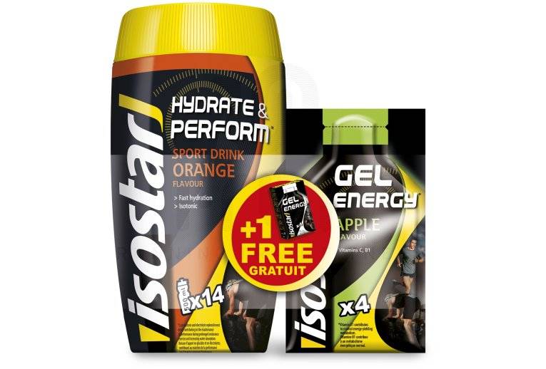 Isostar Pack Hydrate & Perform + Gel Energy - Orange / Pomme 