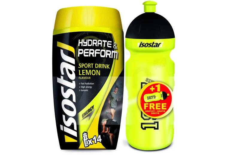 Isostar Pack Hydrate & Perform + Gourde offerte - Citron 
