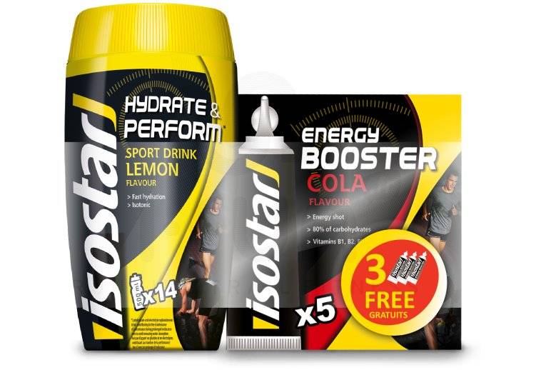 Isostar Pack Hydrate & Perform citron + Gel Energy - Cola 