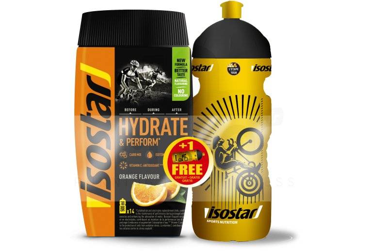 Isostar Pack Hydrate & Perform + Gourde offerte - Orange 