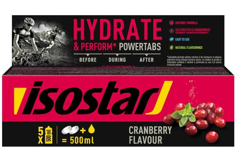 Isostar Powertabs Antioxydant - Cranberry 