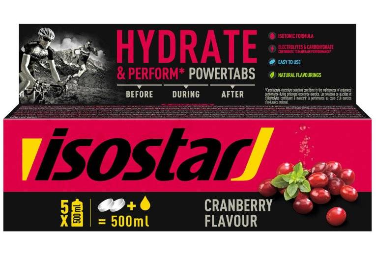 Isostar Powertabs Antioxydant - Cranberry 