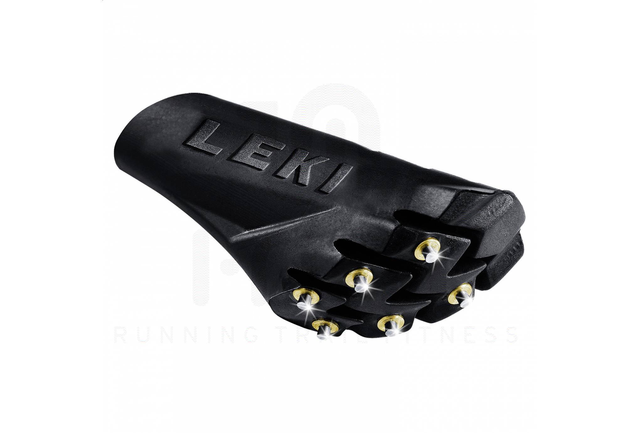 Bâtons De Marche Nordique Leki Flash Shark - Carbone, Dragonne Trigger, Pointe Tungstène - 130cm