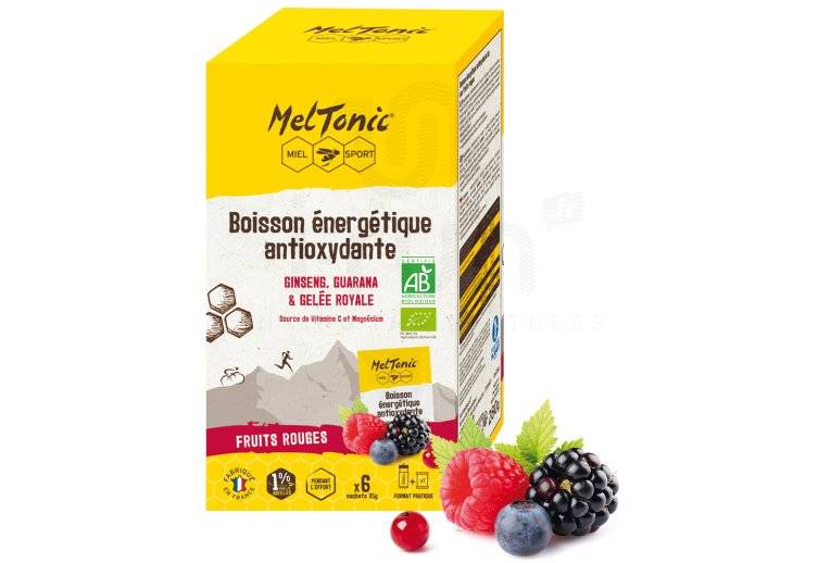 MelTonic tui 6 sachets Boisson nergtique Antioxydante Bio - Fruits rouges 