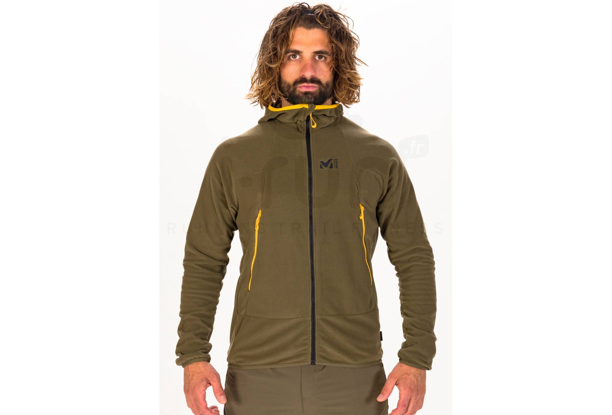 Veste Polaire Millet K Lightgrid Homme - Polartec Recyclé, Coupe Ajustée - Pour Montagne Et Quotidien