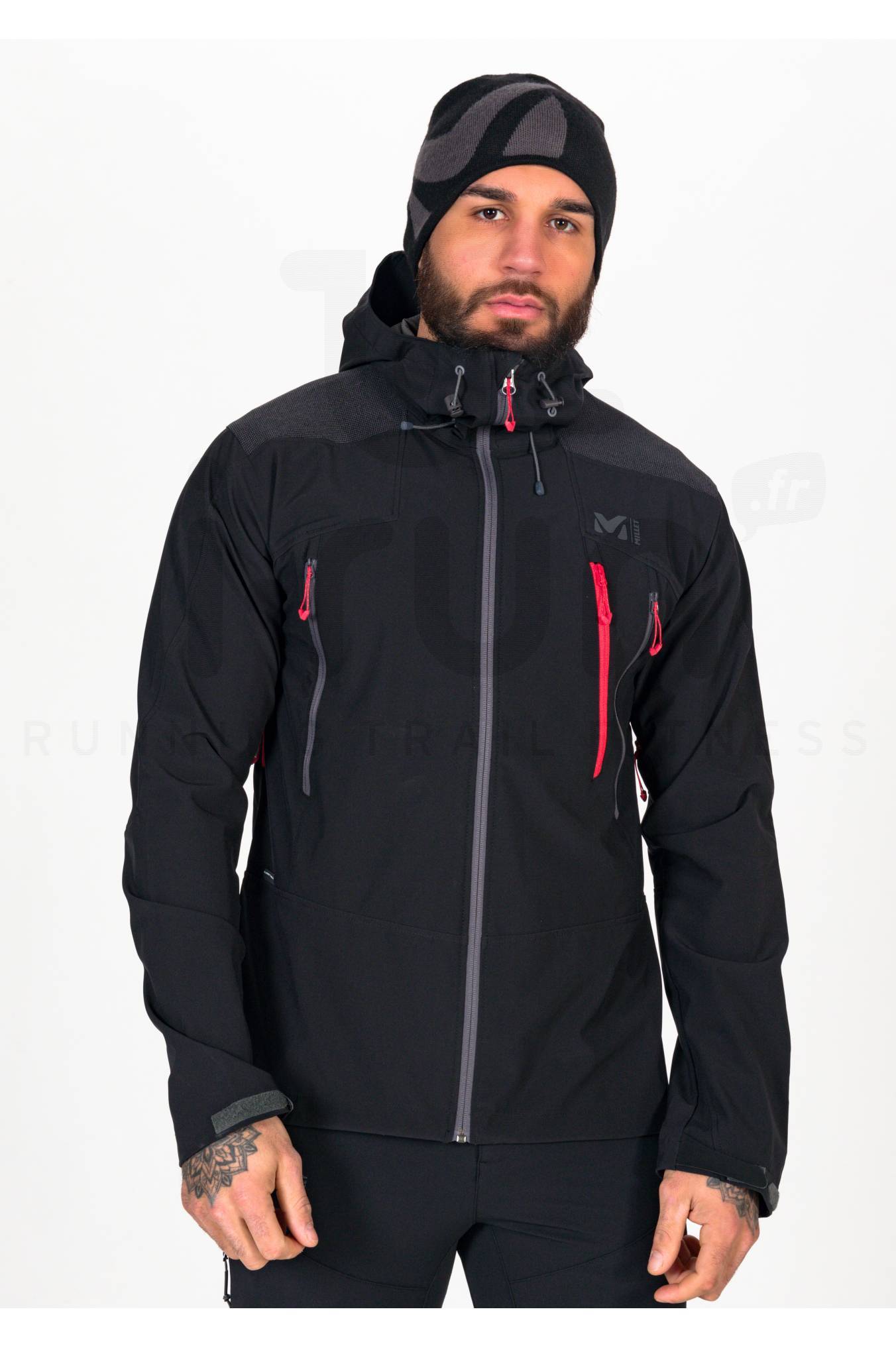 Veste Coupe-vent REVER MILE Rouge Avec Capuche - Taille 40 - Occasion En Très Bon état - Pour Femme