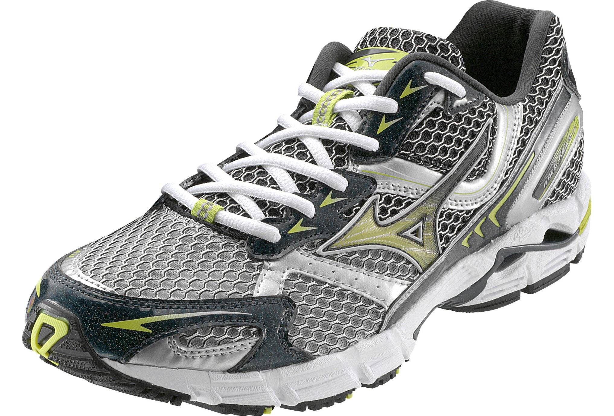 Mizuno Wave rider 13 homme pas cher 00256 lime punch