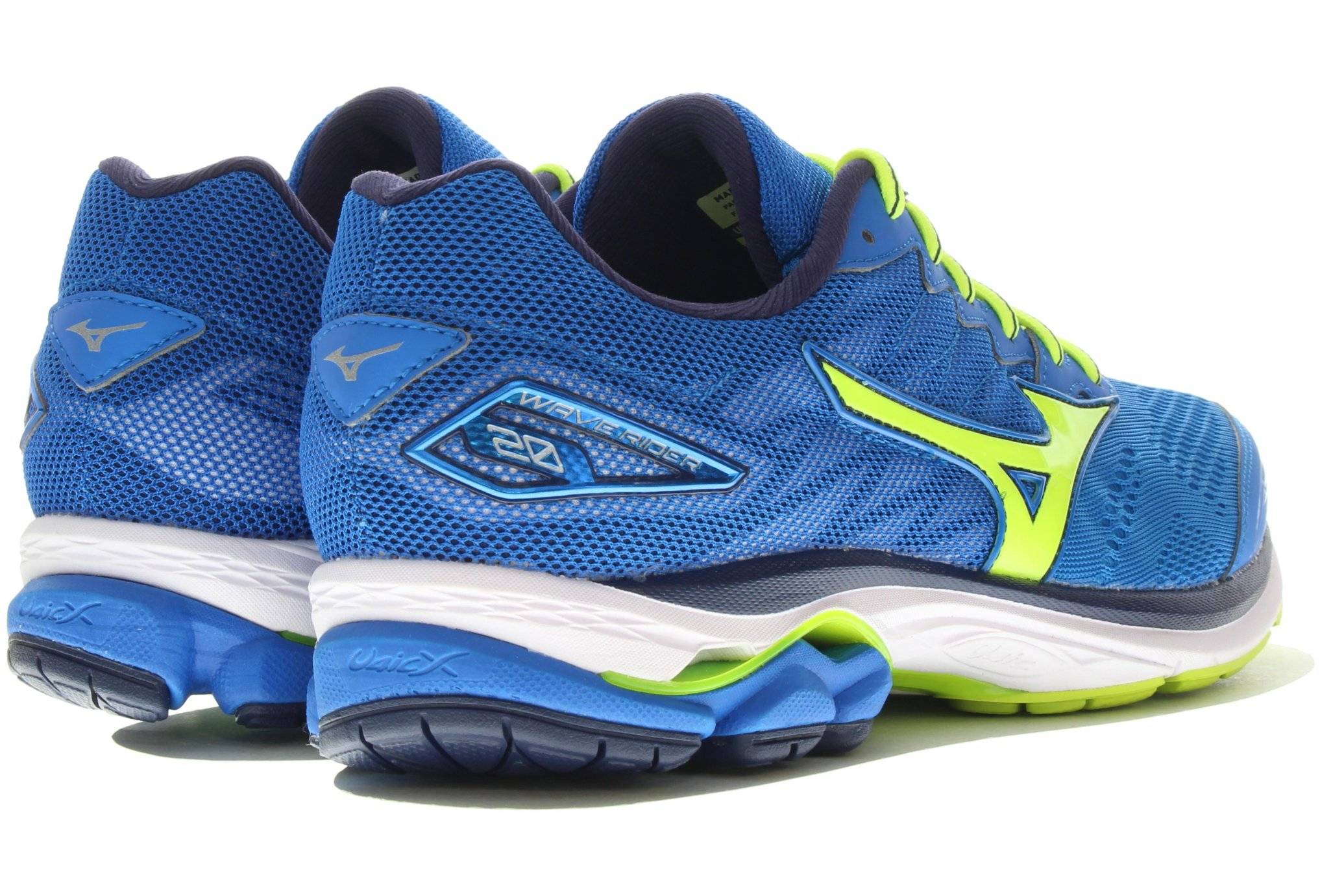 Mizuno wave 2024 rider 20 bleu